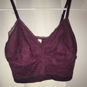 Purple Victoria’s Secret bralette